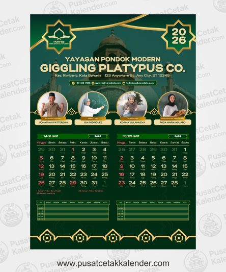 Desain Kalender Home Furnishing