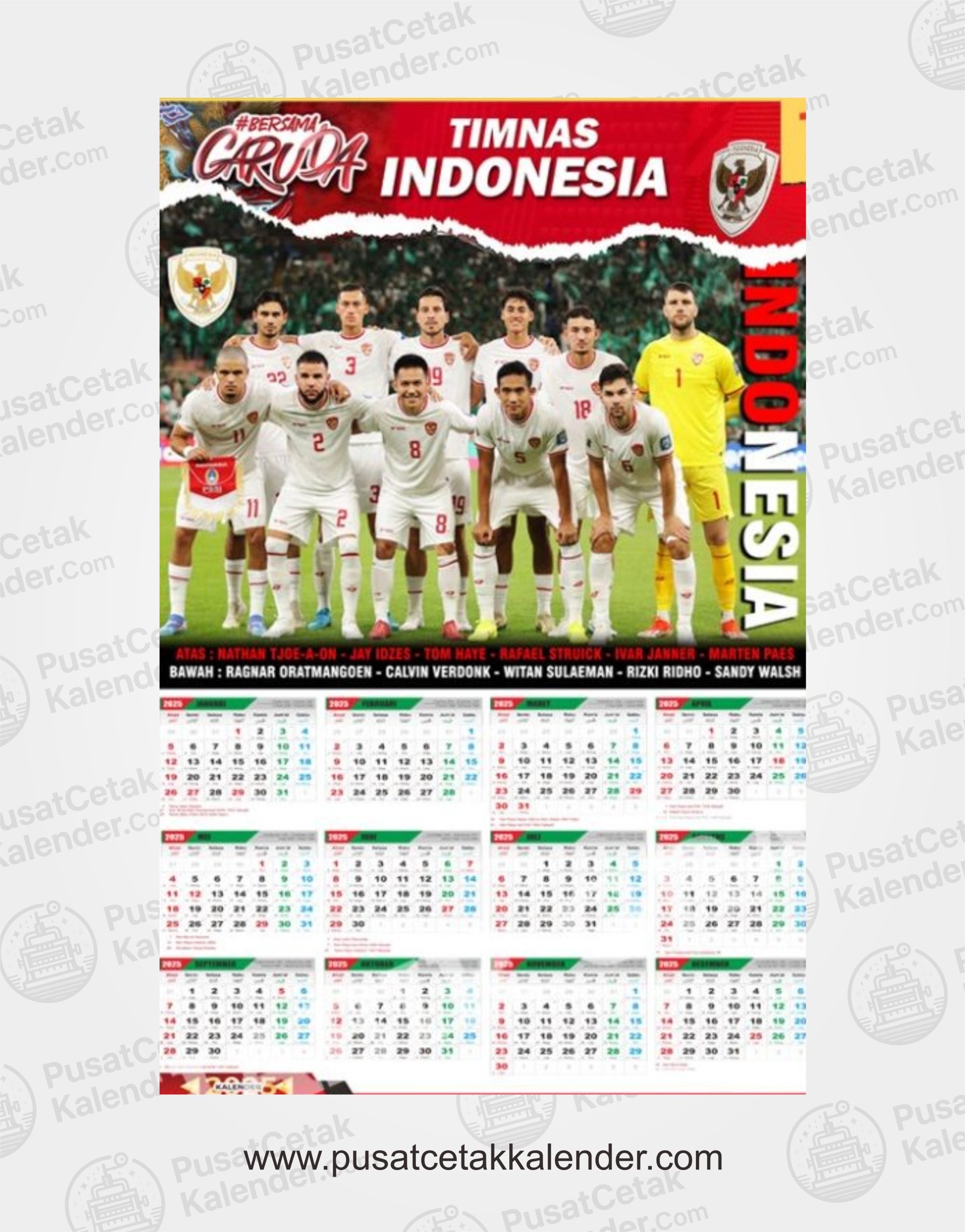 Desain Kalender Bola 1