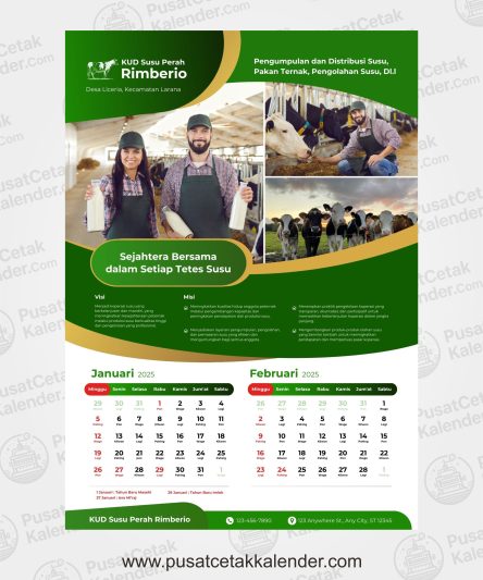 Desain Kalender Hewan dan Peliharaan