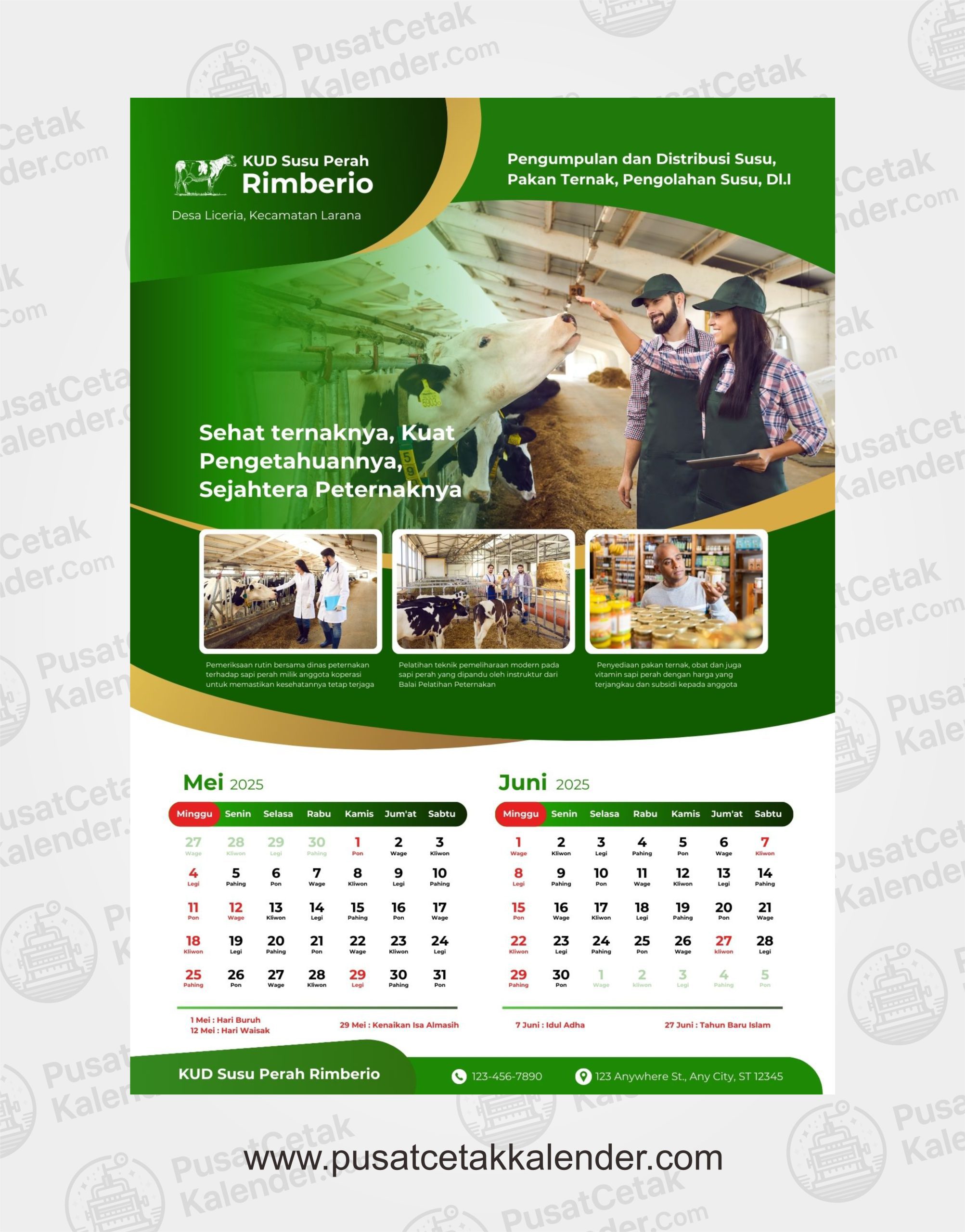Desain Kalender Hewan & Peliharaan 3