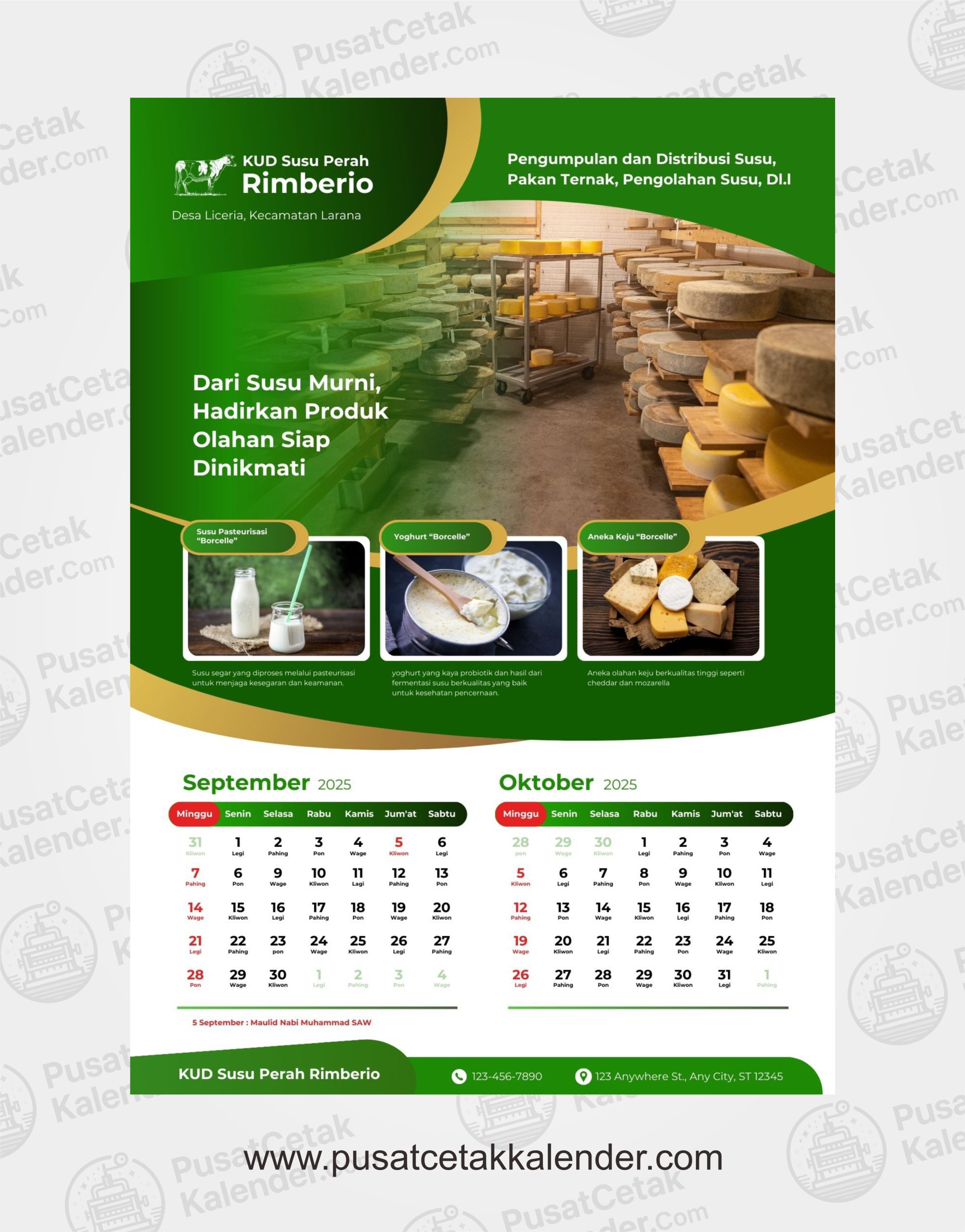 Desain Kalender Hewan & Peliharaan 5