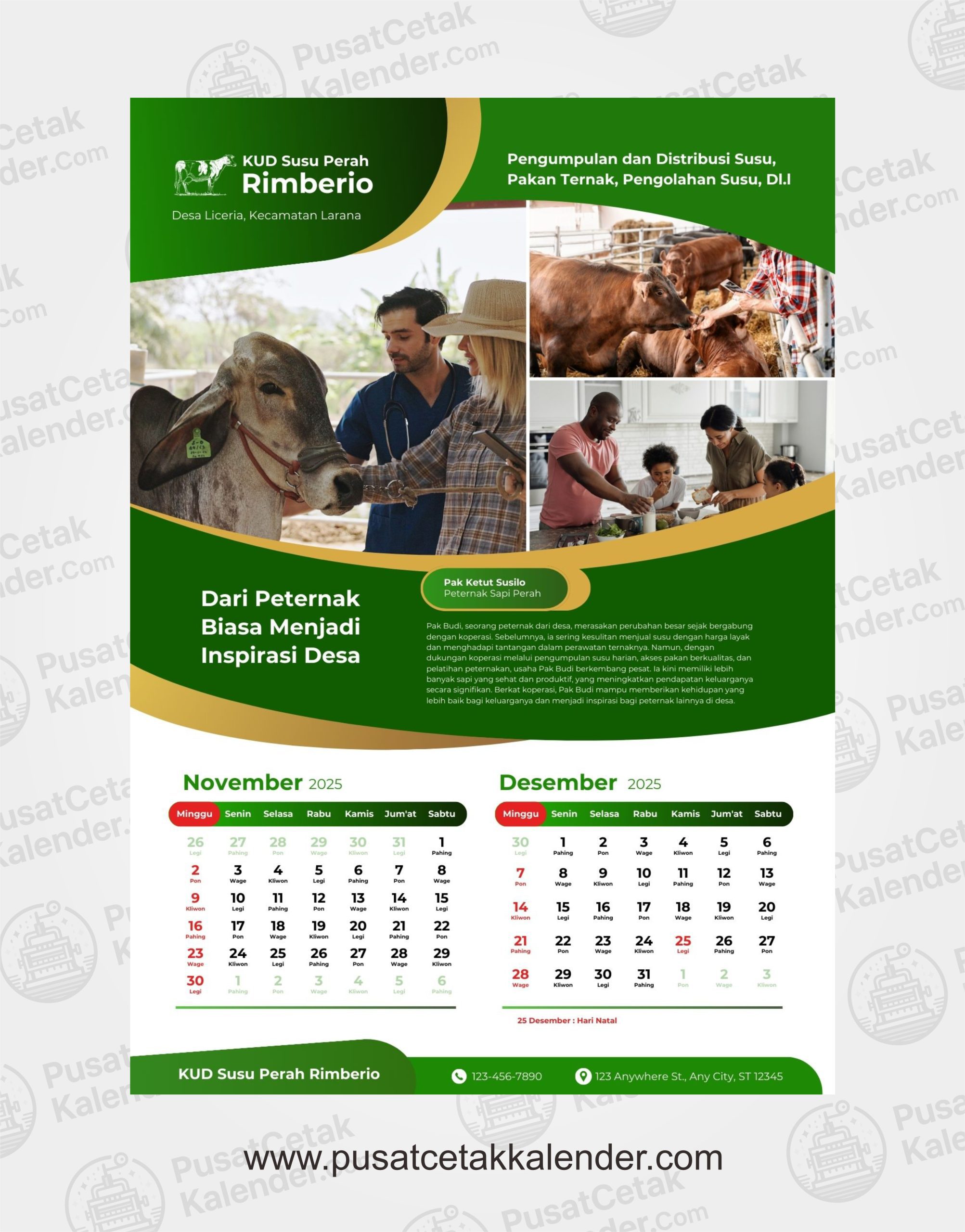 Desain Kalender Hewan & Peliharaan 6