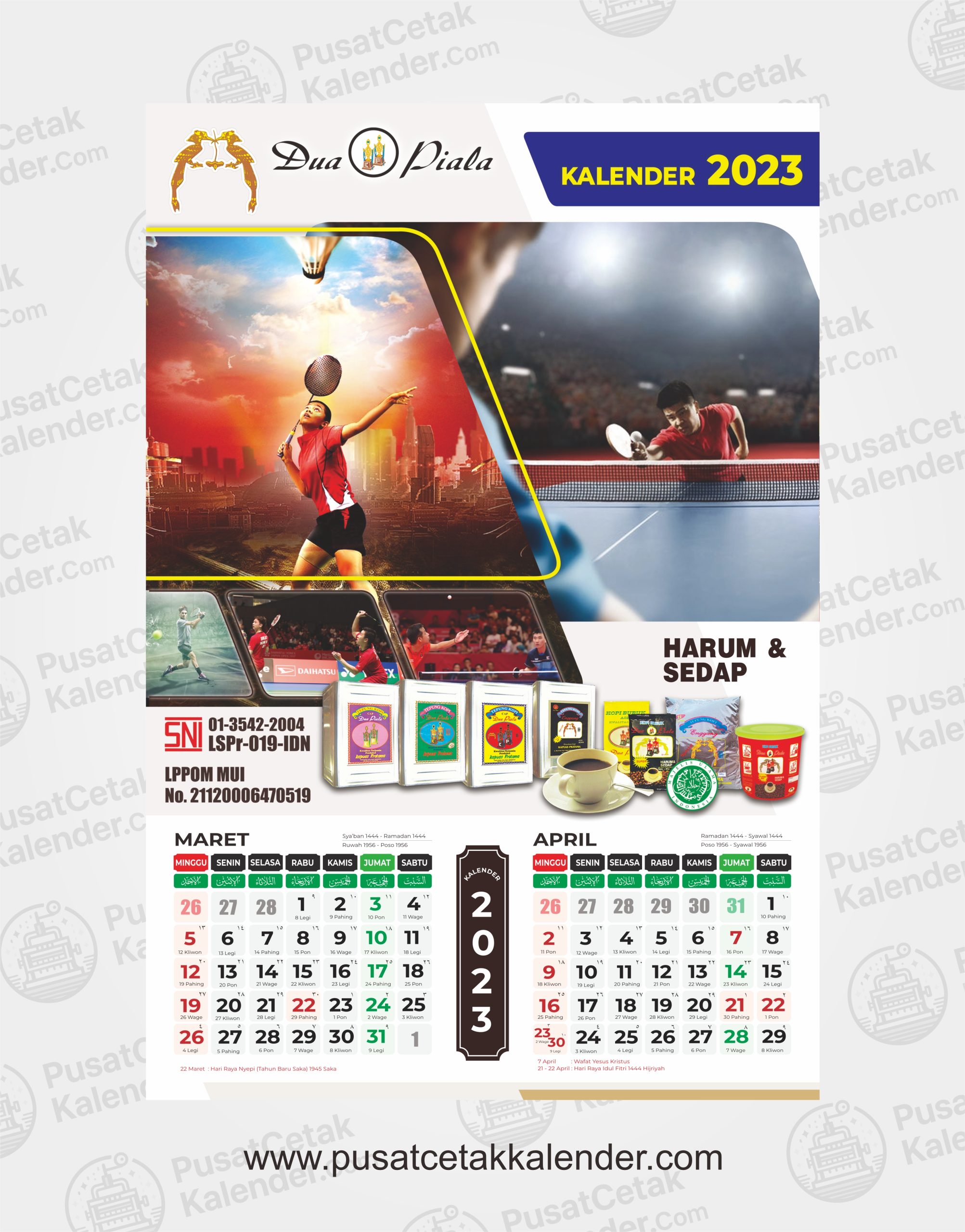 Desain Kalender Industri Kopi 2