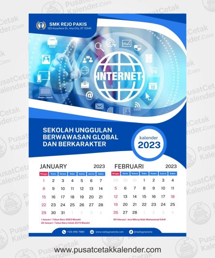 Desain Kalender Internet