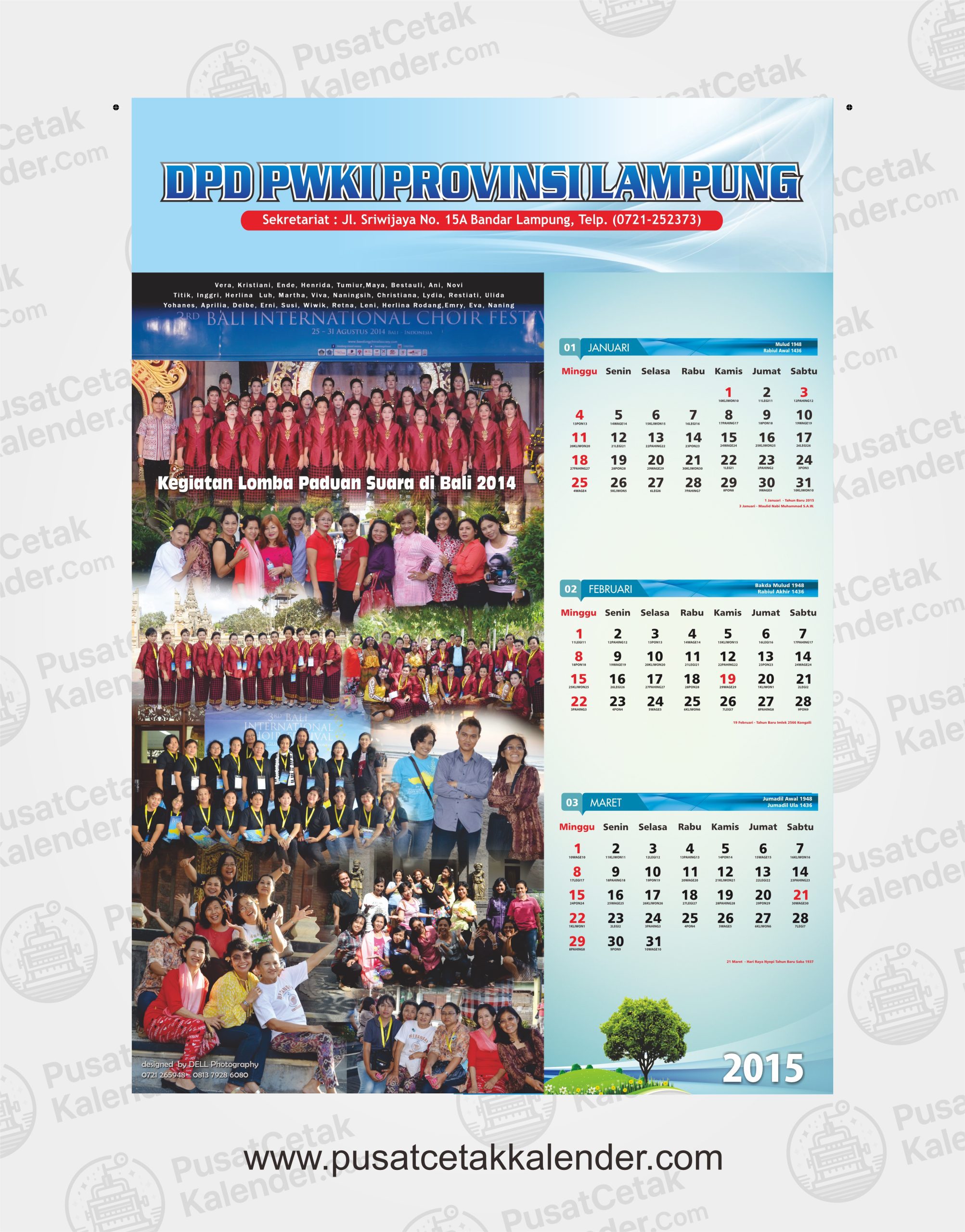 Desain Kalender Komunitas 1