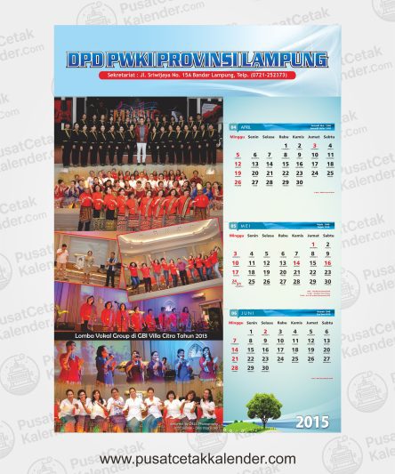 Desain Kalender Komunitas dan Asosiasi