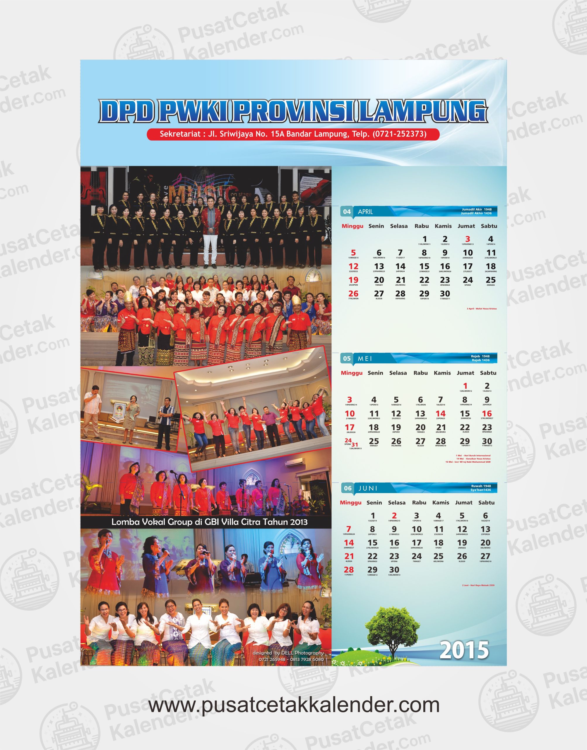 Desain Kalender Komunitas 2