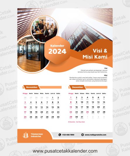 Desain Kalender Rumah, Gedung dan Properti