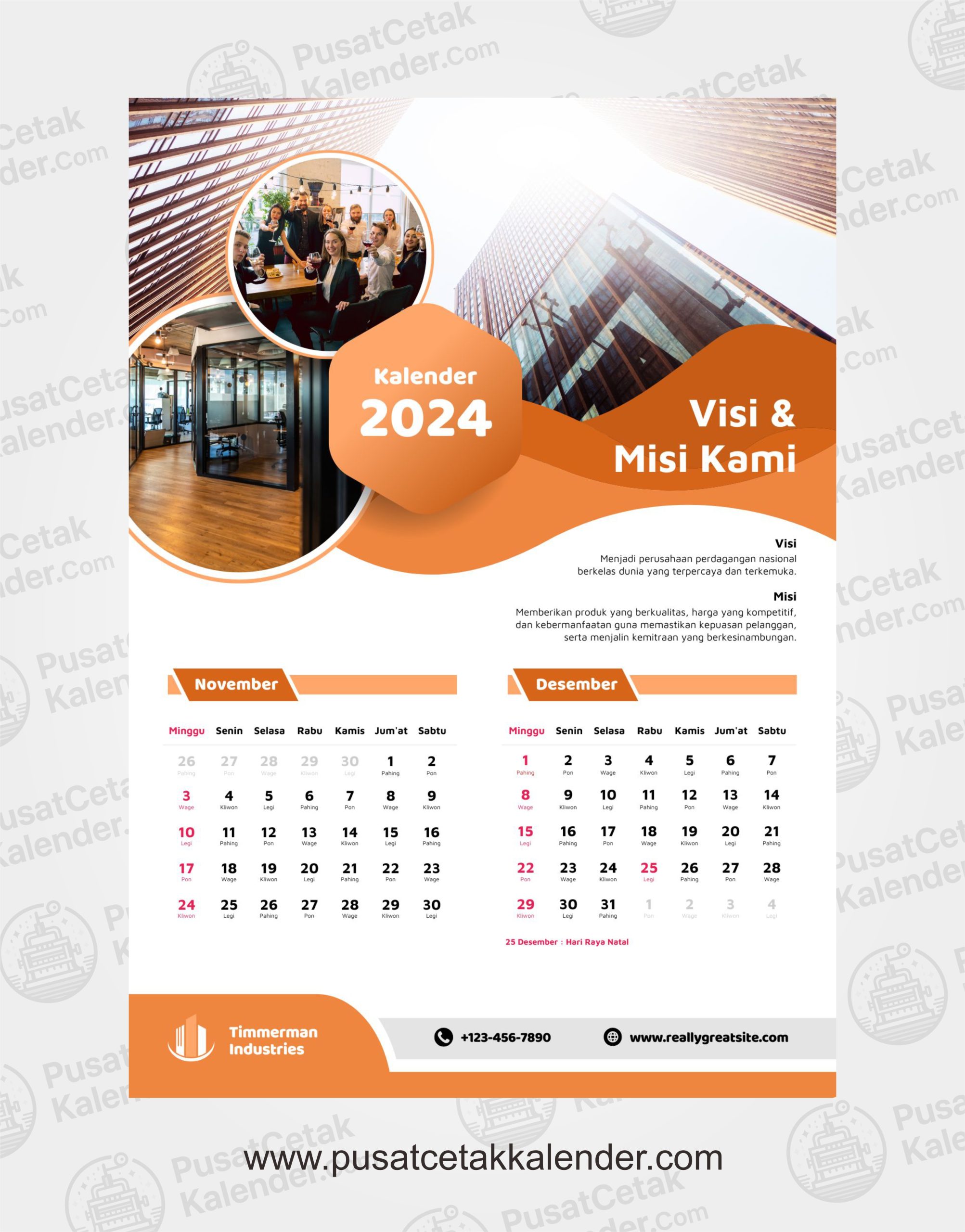 Desain Kalender Rumah Gedung 1