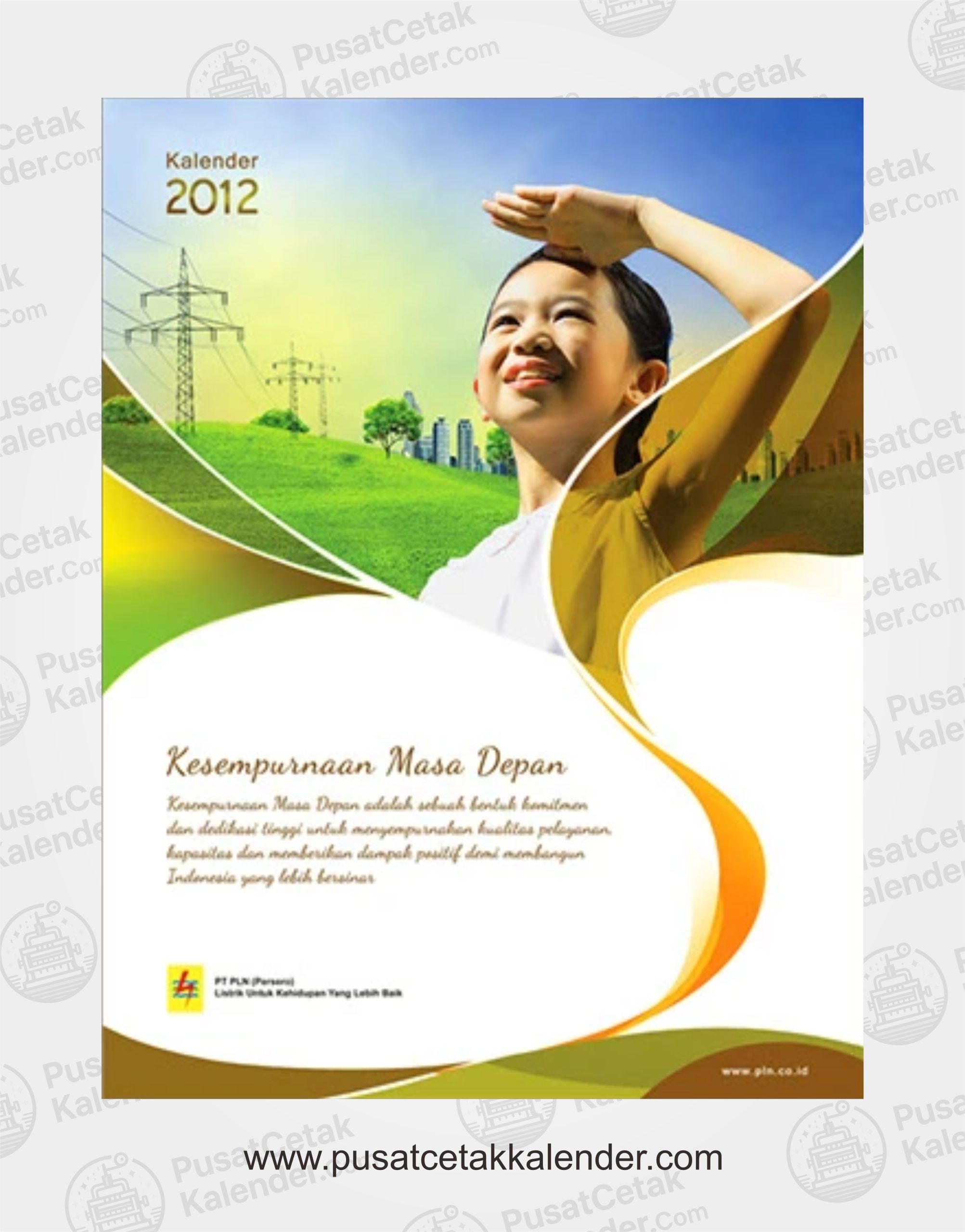 Desain Kalender Teknologi PLN 1