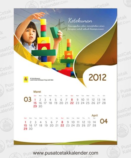 Desain Kalender Teknologi