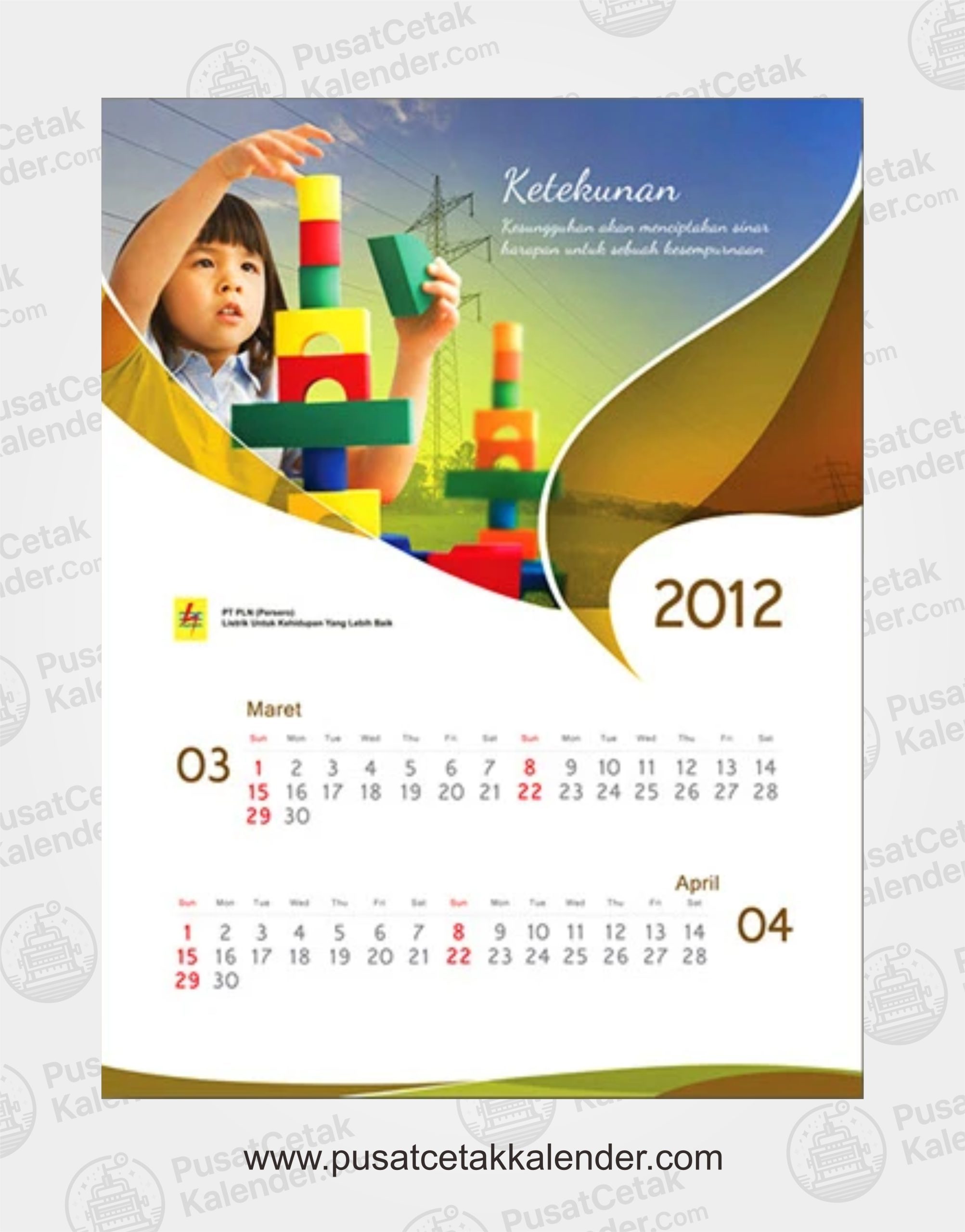 Desain Kalender Teknologi PLN 3