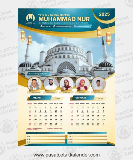 Desain Kalender Travel dan Hotel