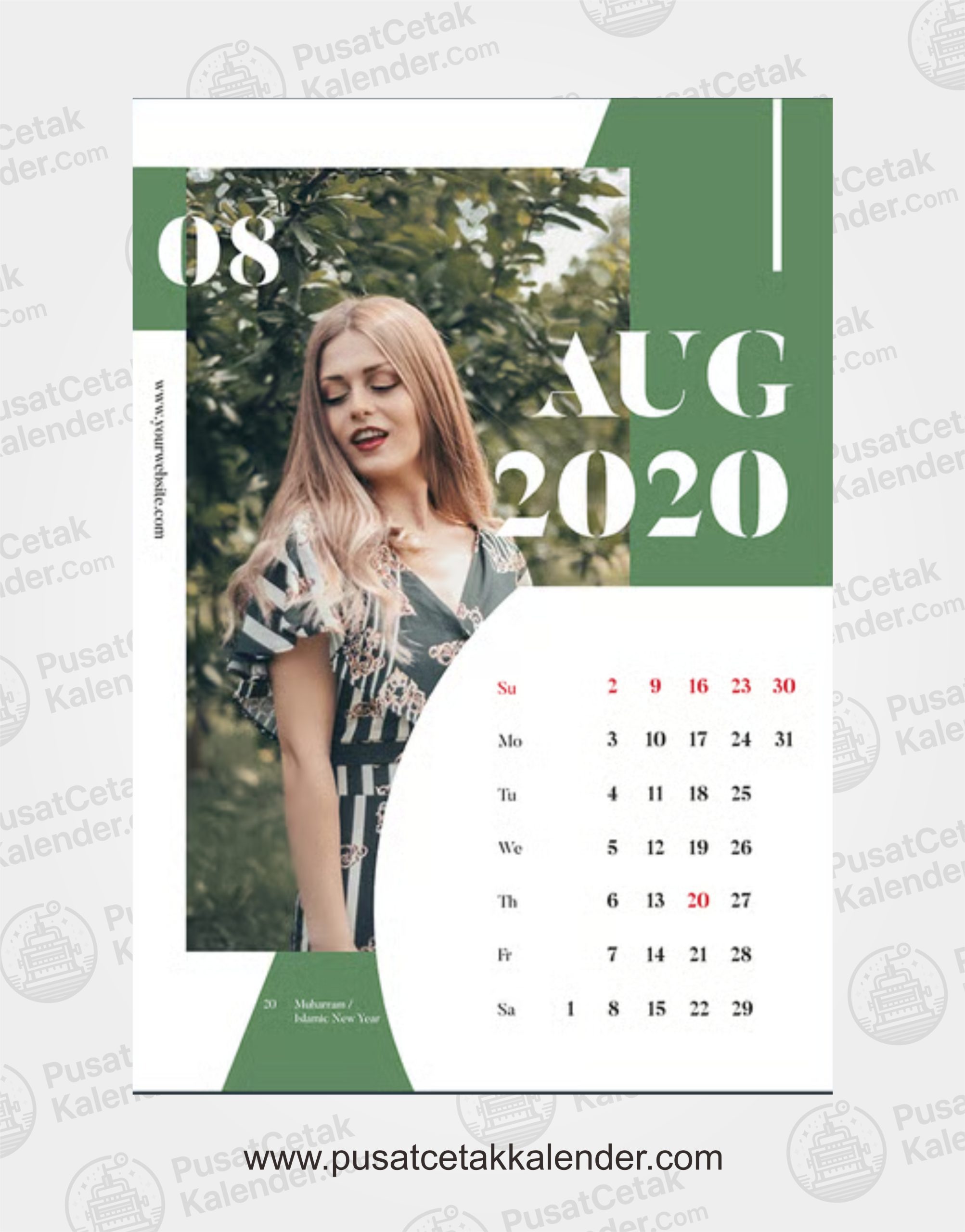 Desain Kalender fashion 1