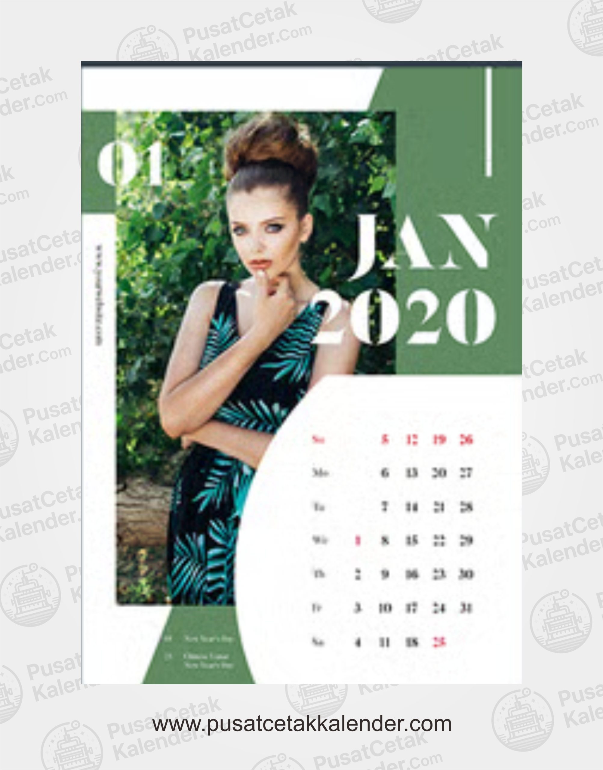 Desain Kalender fashion 1a