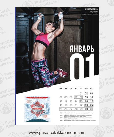 Desain Kalender Gym