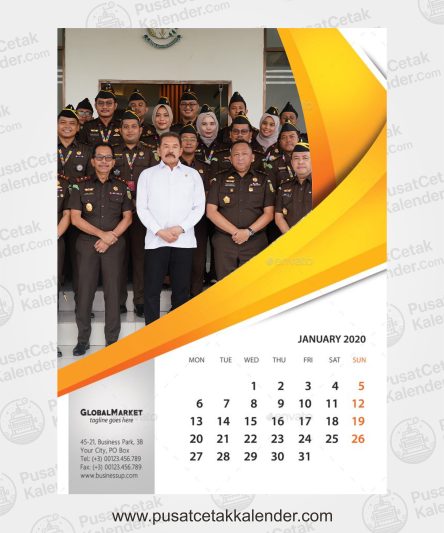 Desain Kalender Hukum dan Jaksa