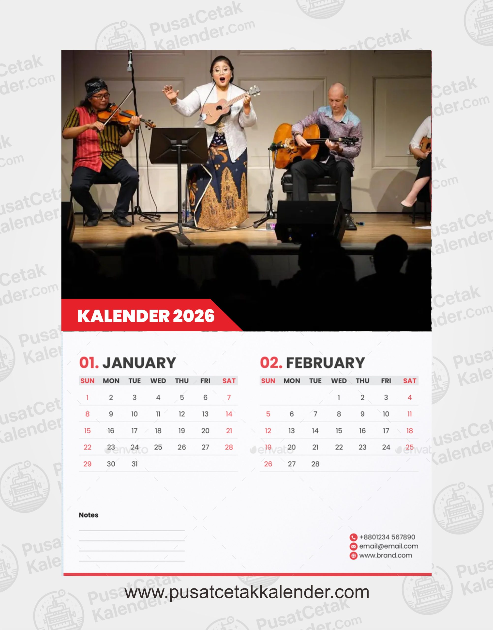 Gambar Kalender Musik