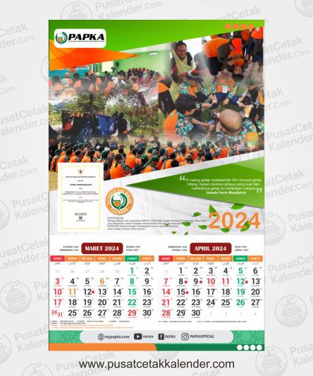 Desain Kalender Olah Raga