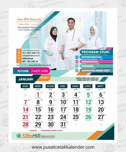 Desain Kalender Kesehatan & Rumah Sakit
