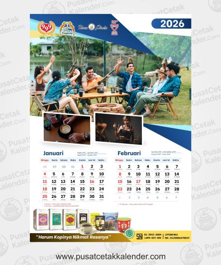 Desain Kalender Club dan Bar