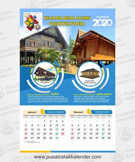 Desain Kalender Resto dan Rumah Makan